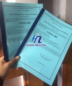 Công bố tiêu chuẩn chất lượng sản phẩm tại thành phố Hồ Chí Minh