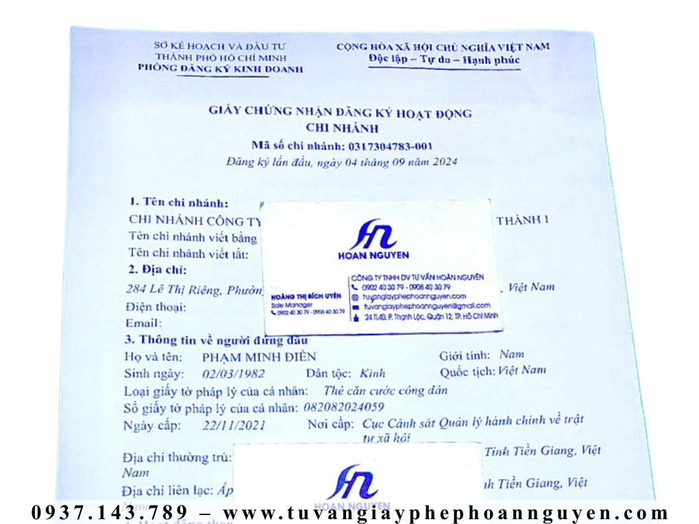 Dịch vụ đăng ký thay đổi chi nhánh tại Hà Nội Dịch vụ đăng ký thay đổi chi nhánh tại Hà Nội